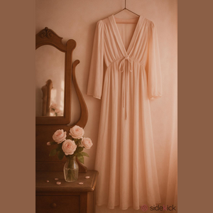 RALPH MONTENERO for BLANCHE 70’s Vintage Nightgown Union Label Sz S 34" Bust